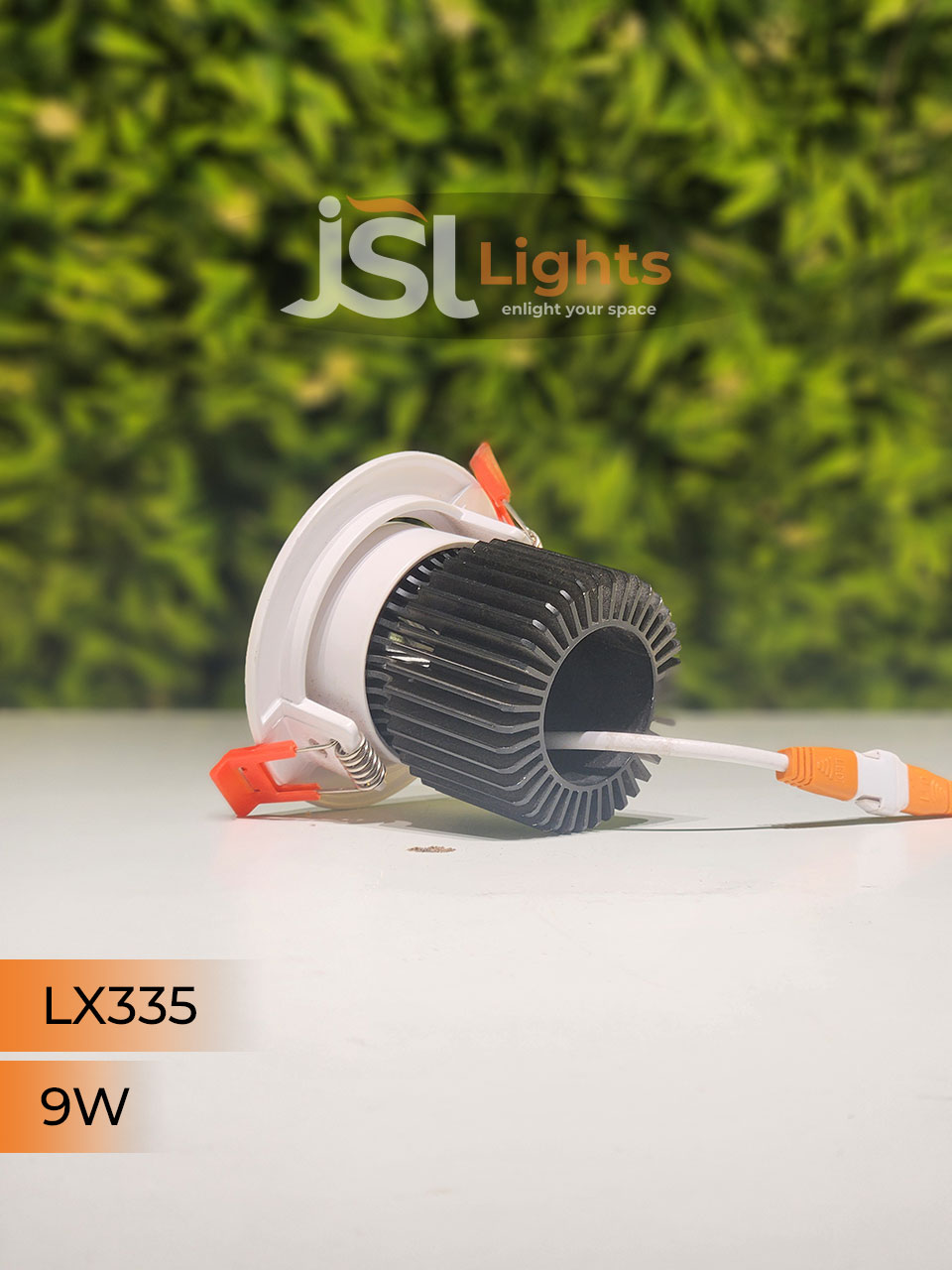 LX 335 9W Round Recessed COB Downlight spotlight for showroom