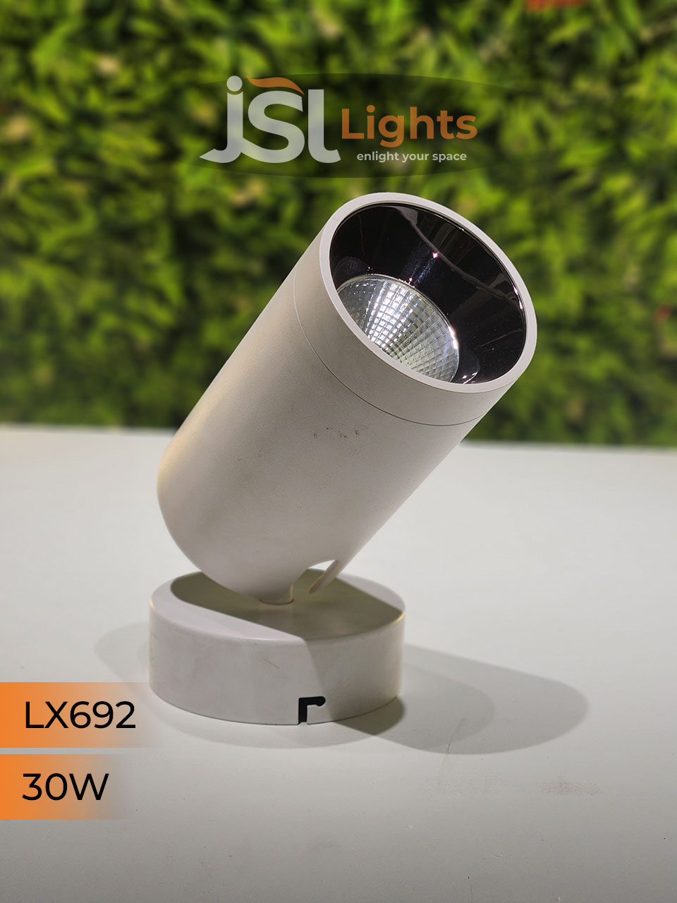 LX 692 30W LED Wall Spotlight White Body