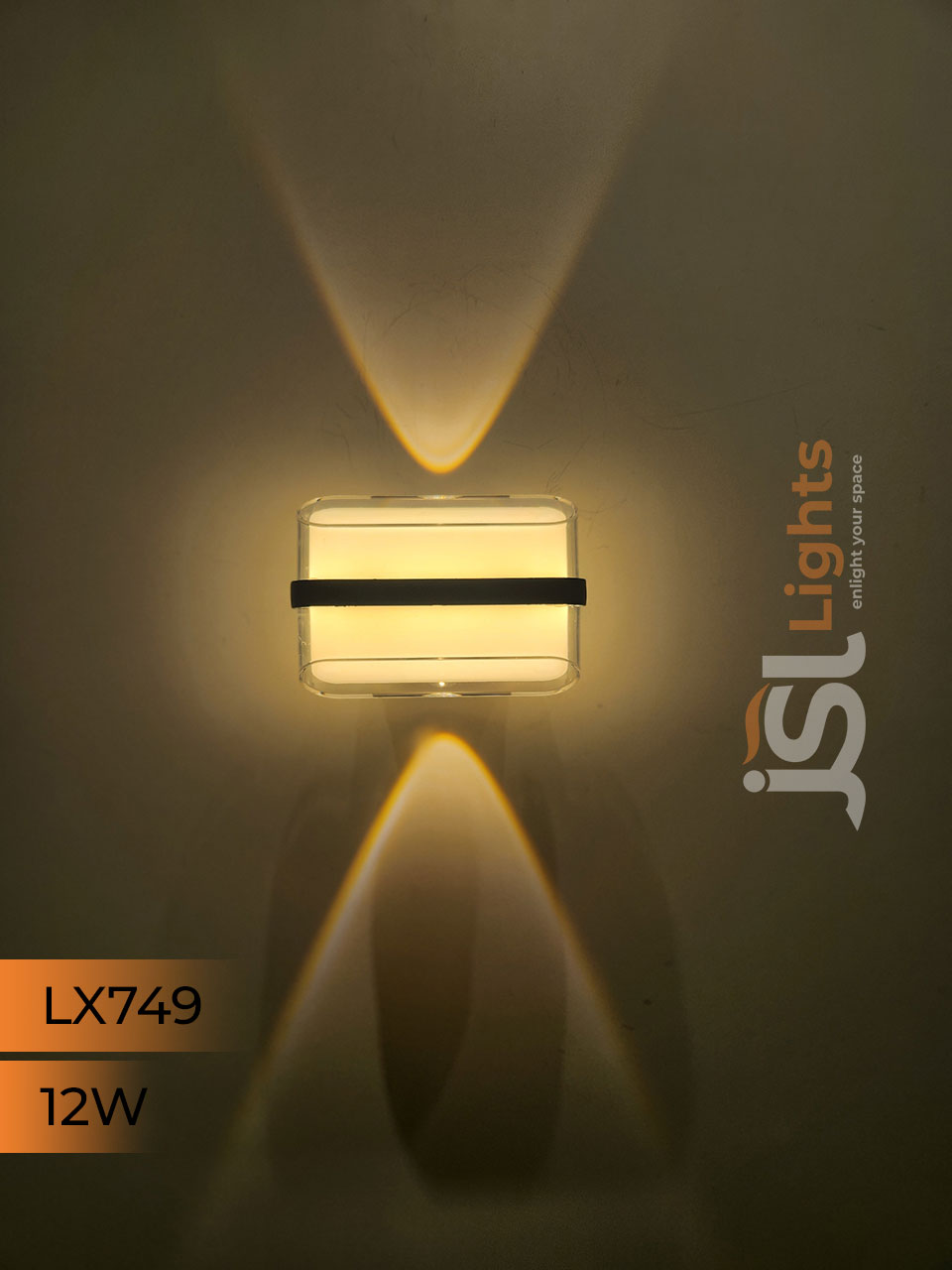 LX 749 12W Up Down Outdoor Wall Light