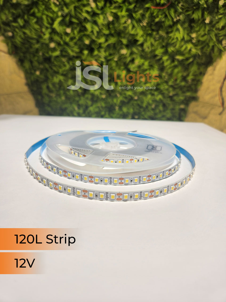 Ultra Premium Apra 120 LED Strip Light for Profile Lighting 2835 SMD Profile Channel 120 Bulb LED Copper Strip Light 3K 4K 6K Cove Light