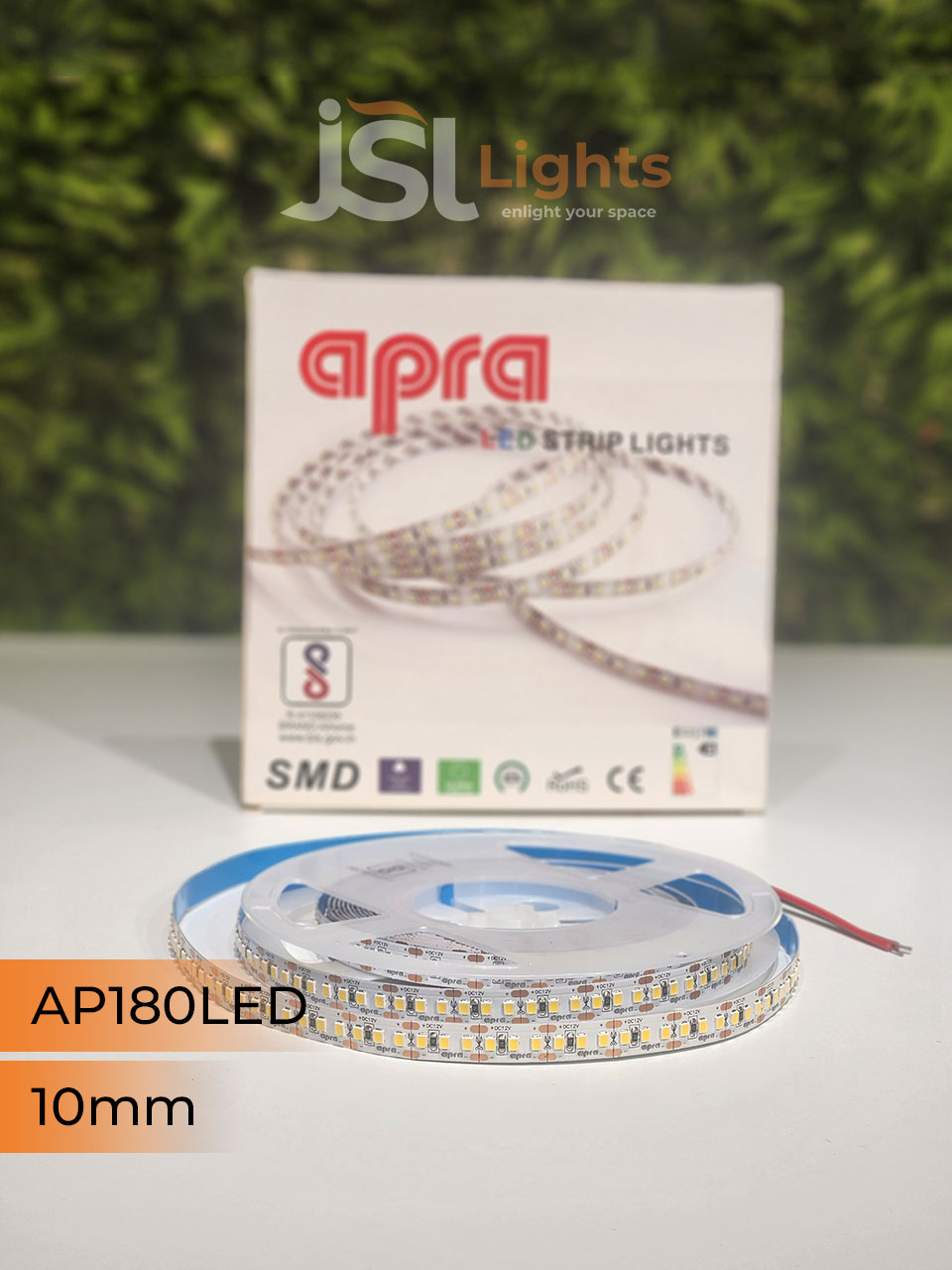 Ultra Premium Apra 180 LED Strip Light for Profile Lighting 2835 SMD Profile Channel 180 Bulb LED Copper Strip Light 3K 4K 6K Cove Light
