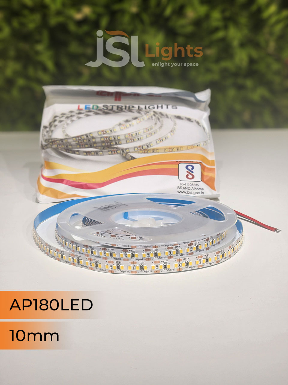 Ultra Premium Apra 180 LED Strip Light for Profile Lighting 2835 SMD Profile Channel 180 Bulb LED Copper Strip Light 3K 4K 6K Cove Light