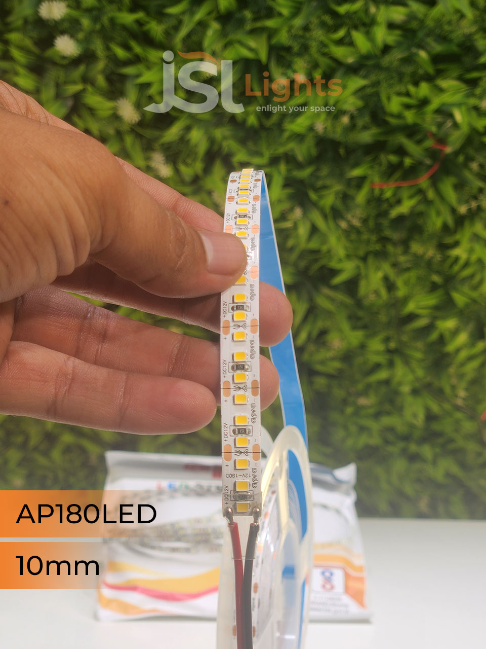 Ultra Premium Apra 180 LED Strip Light for Profile Lighting 2835 SMD Profile Channel 180 Bulb LED Copper Strip Light 3K 4K 6K Cove Light
