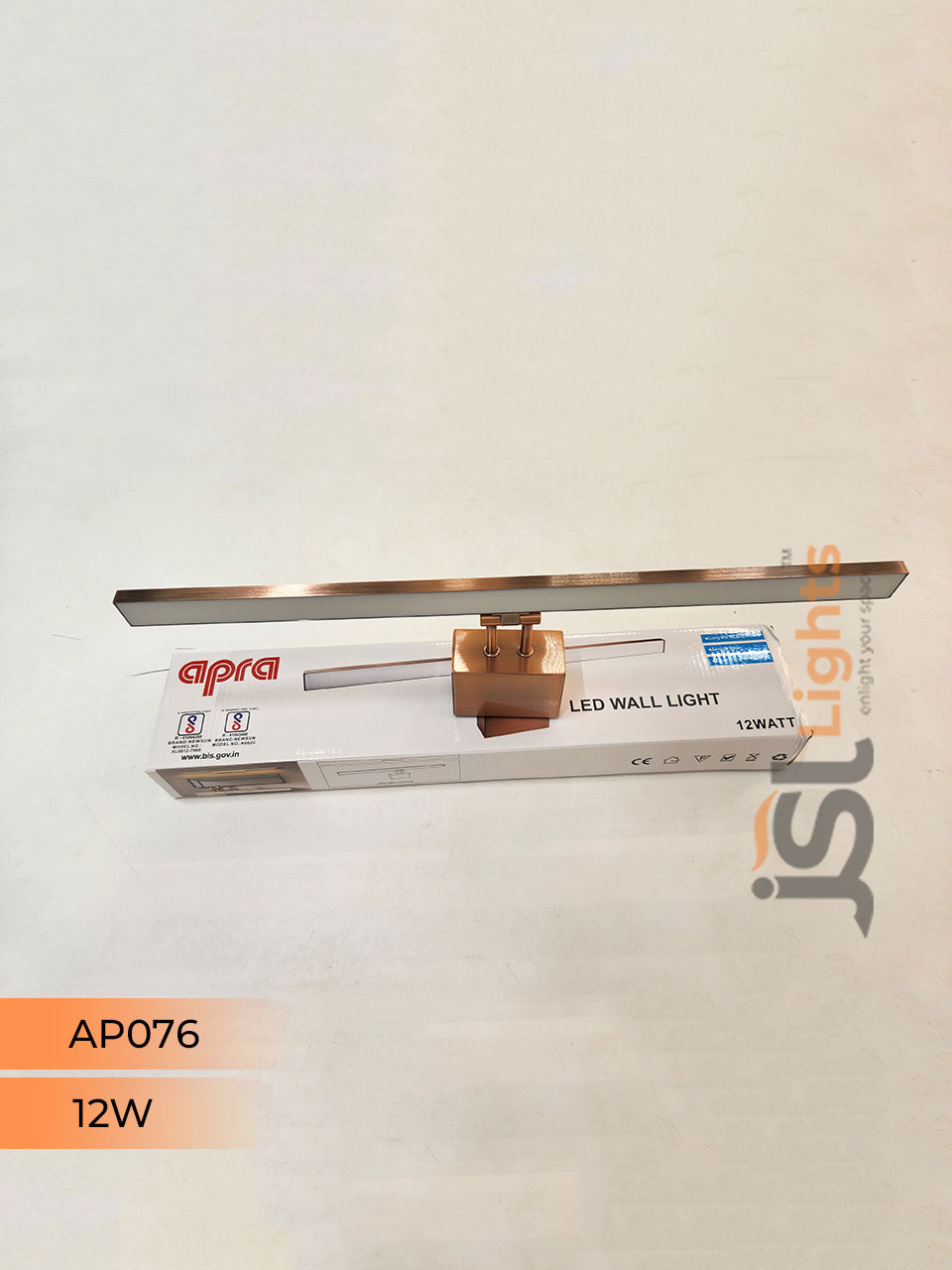 AP076 12W CP Wall Mirror Light Wall Lamp Aluminium Body Picture Light