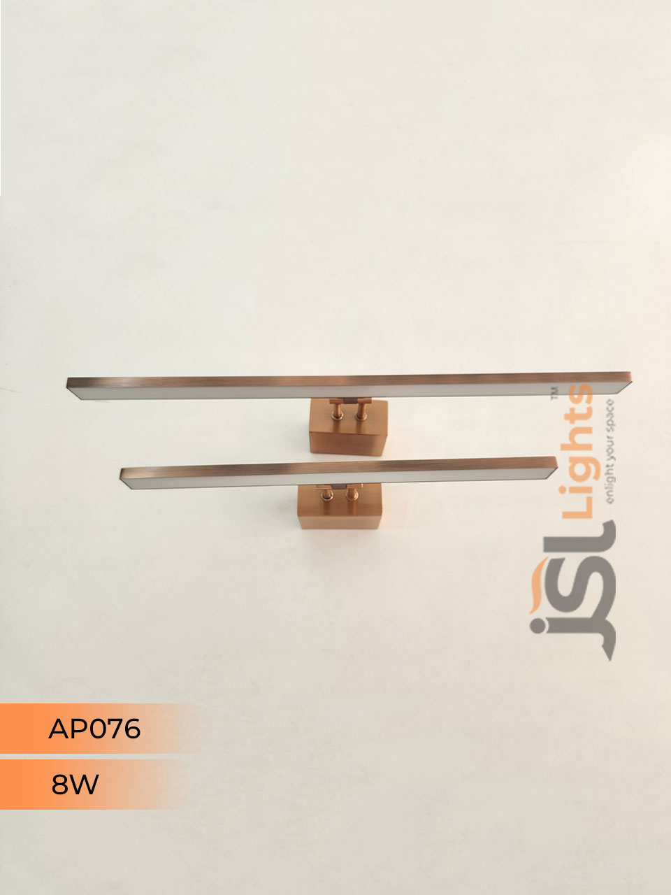 AP076 8W CP Wall Mirror Light Wall Lamp Aluminium Body Picture Light