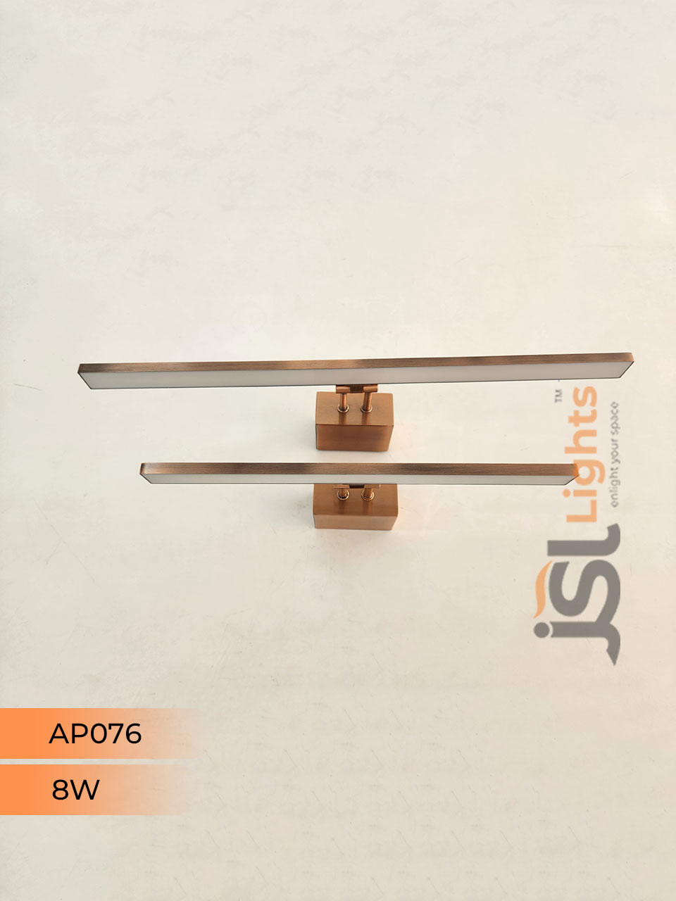 AP076 8W CP Wall Mirror Light Wall Lamp Aluminium Body Picture Light