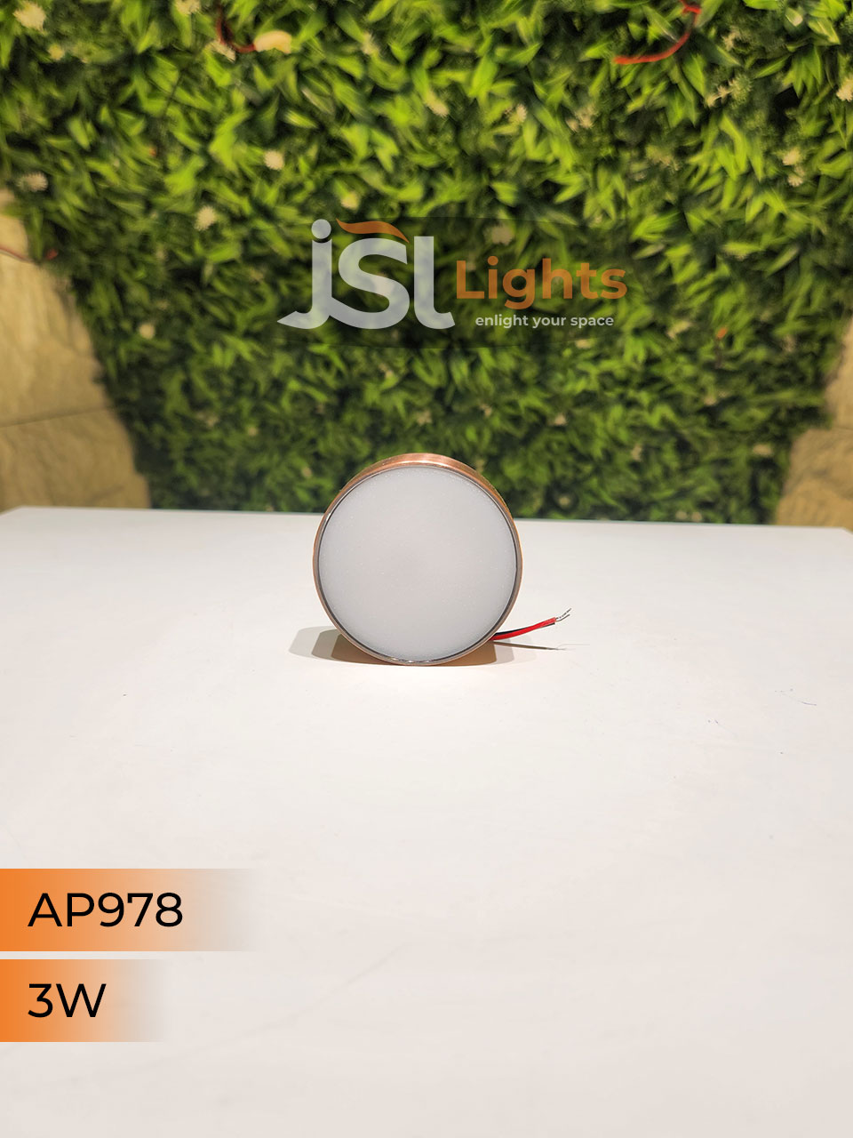 AP978 3W Round Surface Diffuser Panel Light