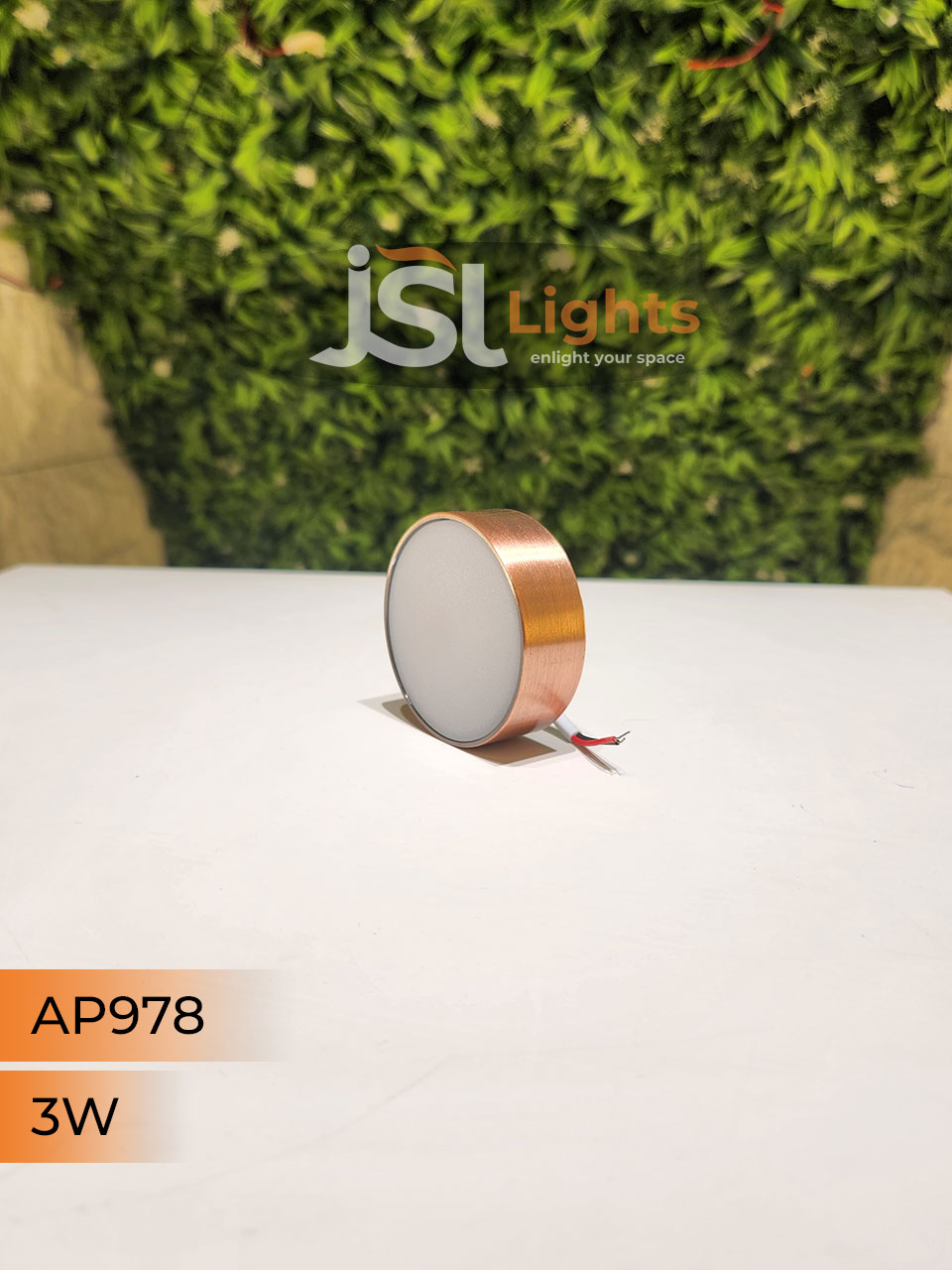 AP978 3W Round Surface Diffuser Panel Light