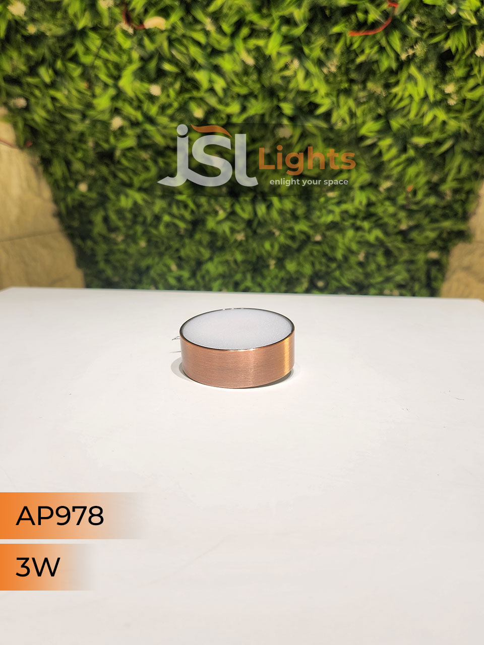 AP978 3W Round Surface Diffuser Panel Light