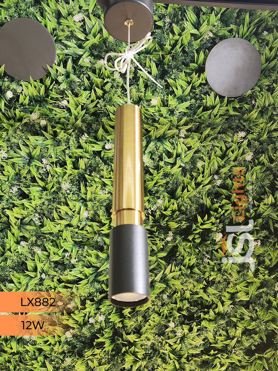 LX 882 Black GD 12W Surface Hanging Light for Home Ceiling pendant light