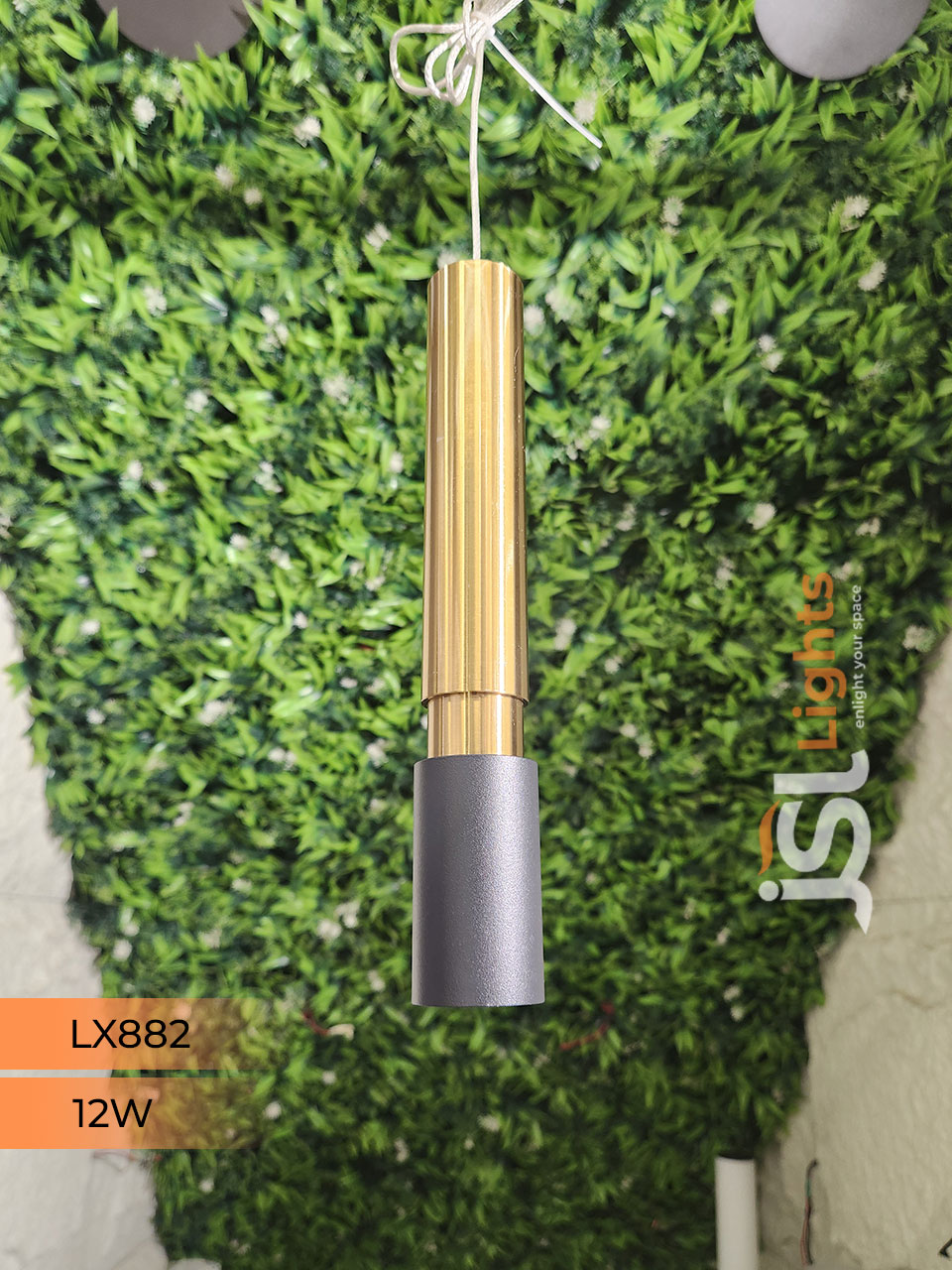 LX 882 Black GD 12W Surface Hanging Light for Home Ceiling pendant light