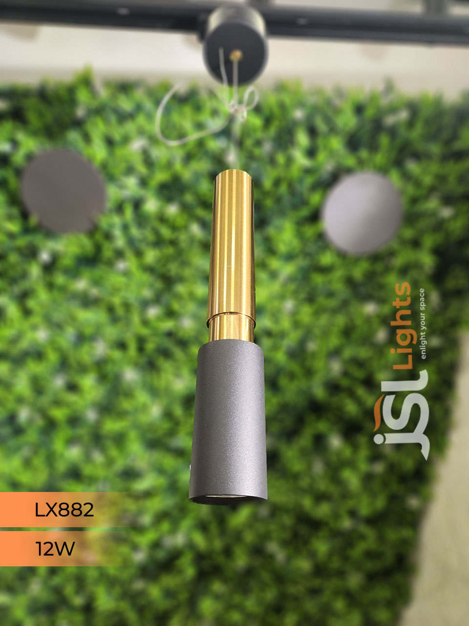 LX 882 Black GD 12W Surface Hanging Light for Home Ceiling pendant light